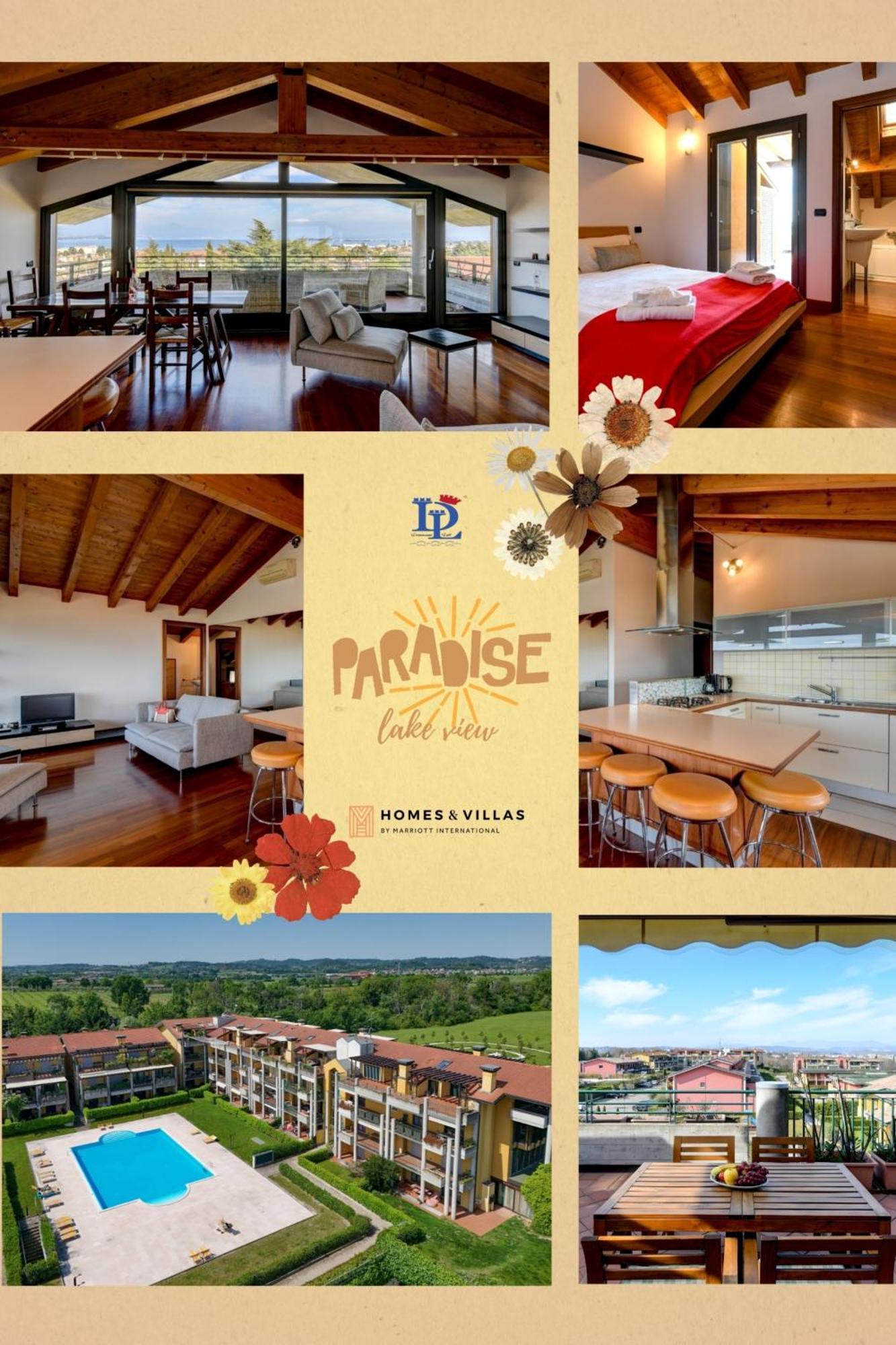 Desenzanoloft Official Partner Marriott Homes & Villas - Paradise Lake View In A 5 Pools Exclusive Residence Desenzano del Garda Eksteriør bilde